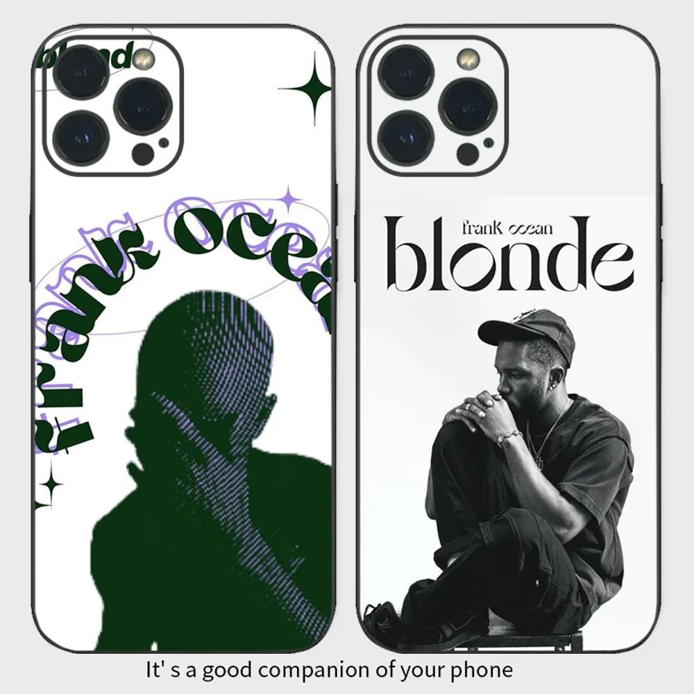 Singer F-Frank Blond Oceans Phone Case  For iPhone15 14 13 12 Mini 11 Pro XS Max X XR SE5 6 7 8 Plus Soft Silicone Cover