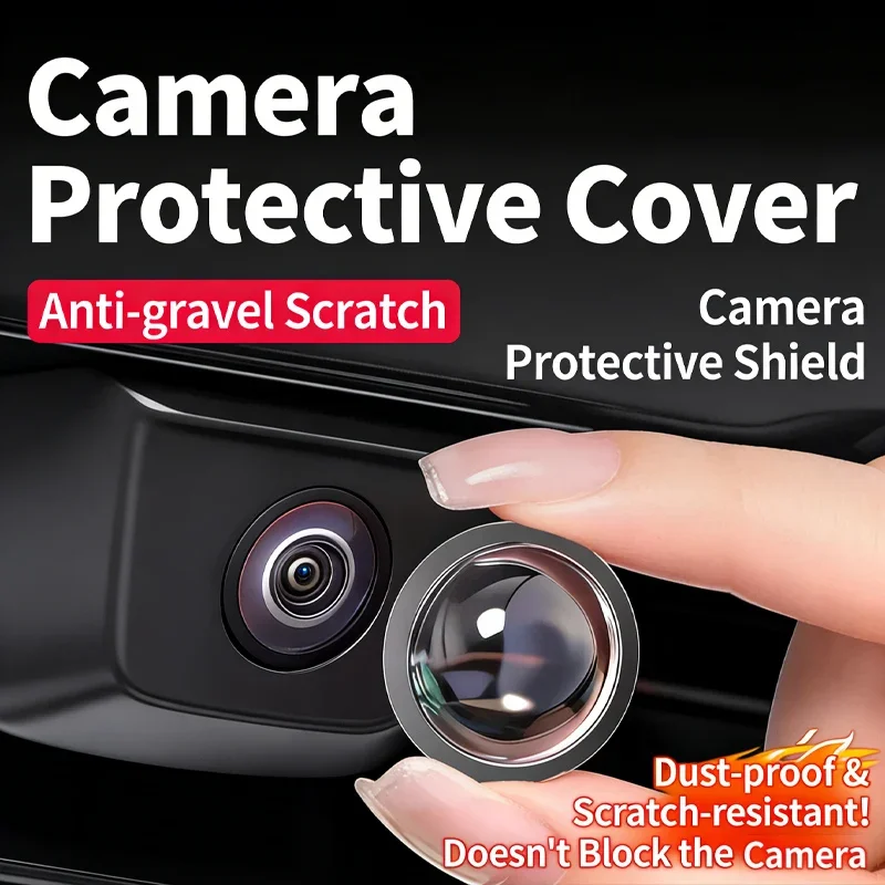 Car camera protective cover, lens cover, car front dedicated 360 degree rearview camera, car rainproof sand and stone