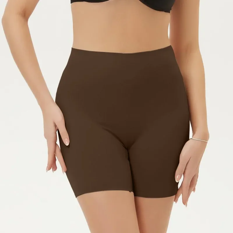 2024 Seamless Spandex Ice Silk Safety Shorts Pants Women Boyshorts Under Skirt Leggings Breathable No Curling Boxers for Women