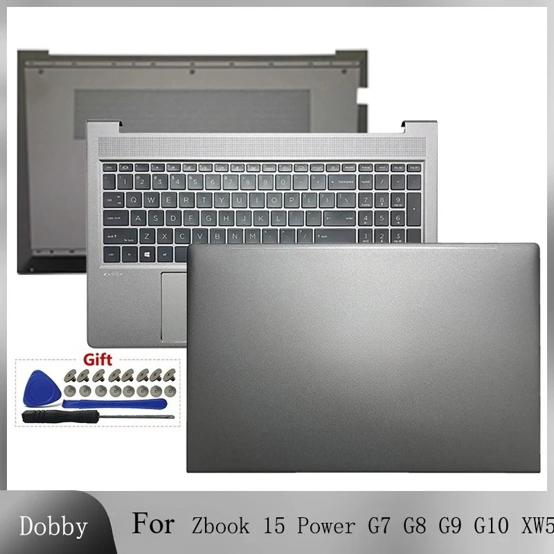 

Новинка, оригинальная задняя крышка для ноутбука HP Zbook 15 Power G7 G8 G9 G10 XW5, передняя рамка, верхняя Подставка для рук, клавиатура, нижняя крышка