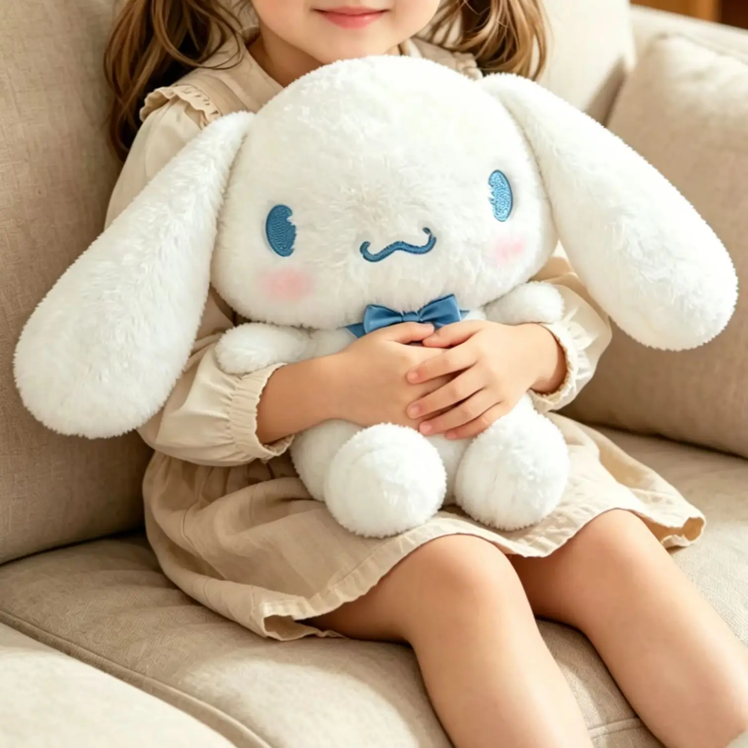 Sanrio Anime Classic Series Cinnamoroll Hello Kitty Cute Plush Stuffed Toys Soft Pillow Plushies Doll Birthday Gift For Girls