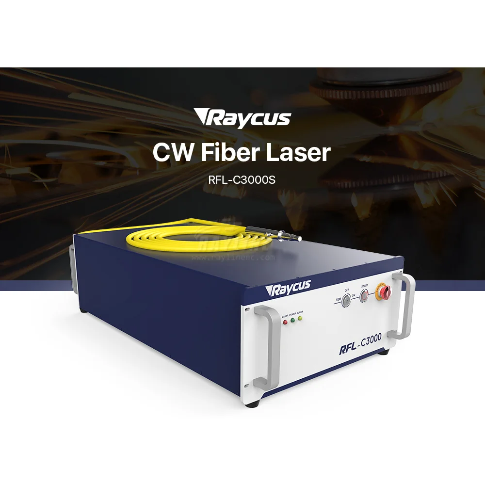 Factory Price Raycus 1500w 2000W 3000W Fiber Laser Source Laser Power for Laser Cutting Machine Welding Machine