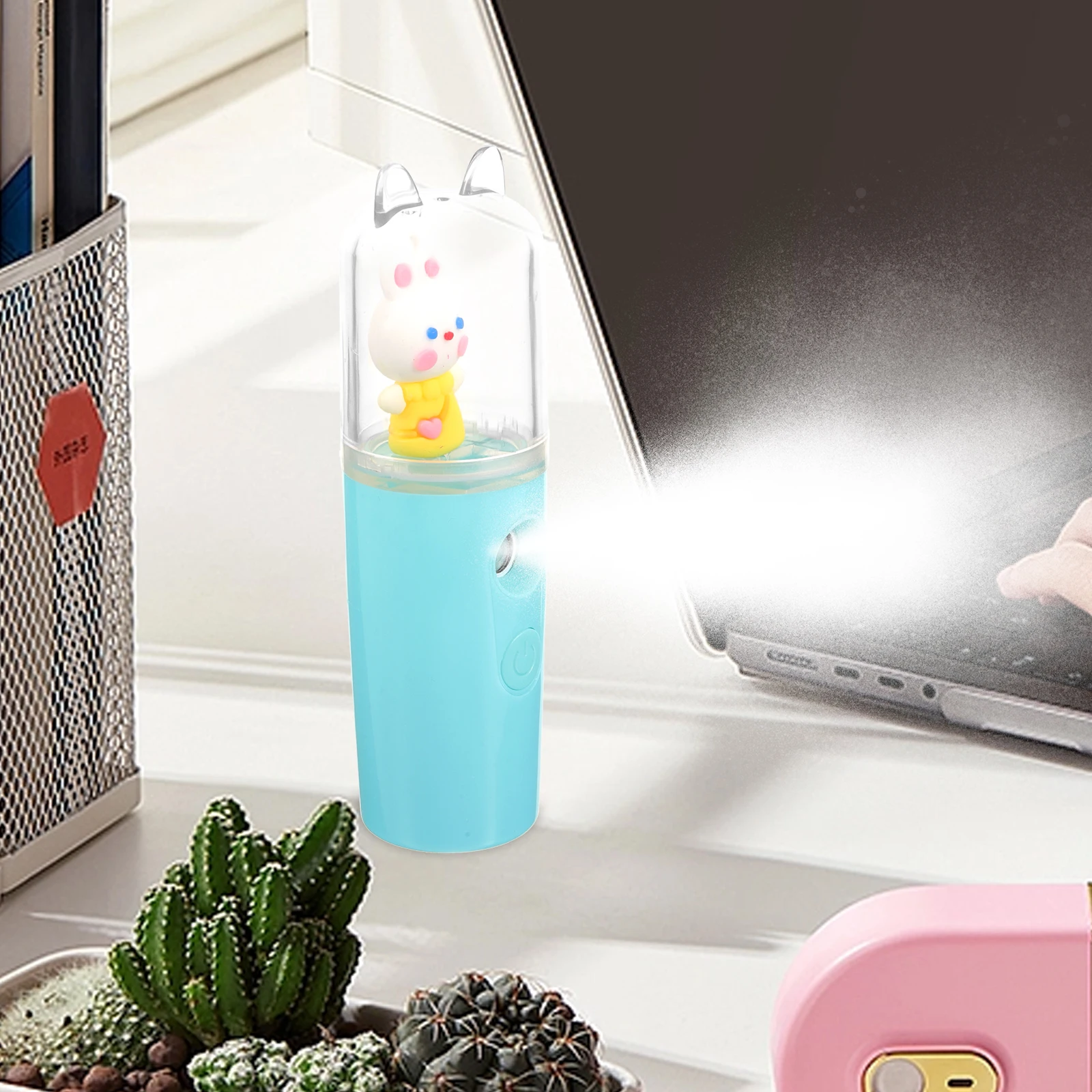 

35Ml Handheld Facial Steamer Portable Face Mister for Hydration Skin Refresh Brightening High Pressure Steam for Daily Skincare