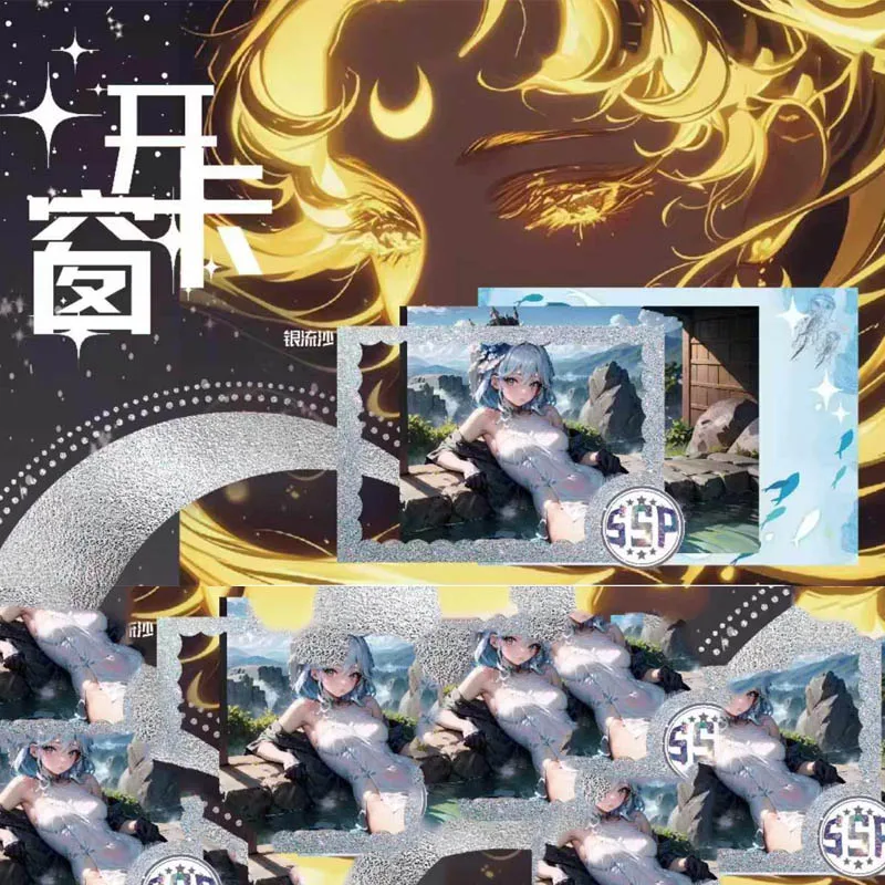 Goddess Story Hot And Spicy 3 Flower White Moonlight Cards Booster Box Erogenous Girls Party Trading Playing Cards - Image 4