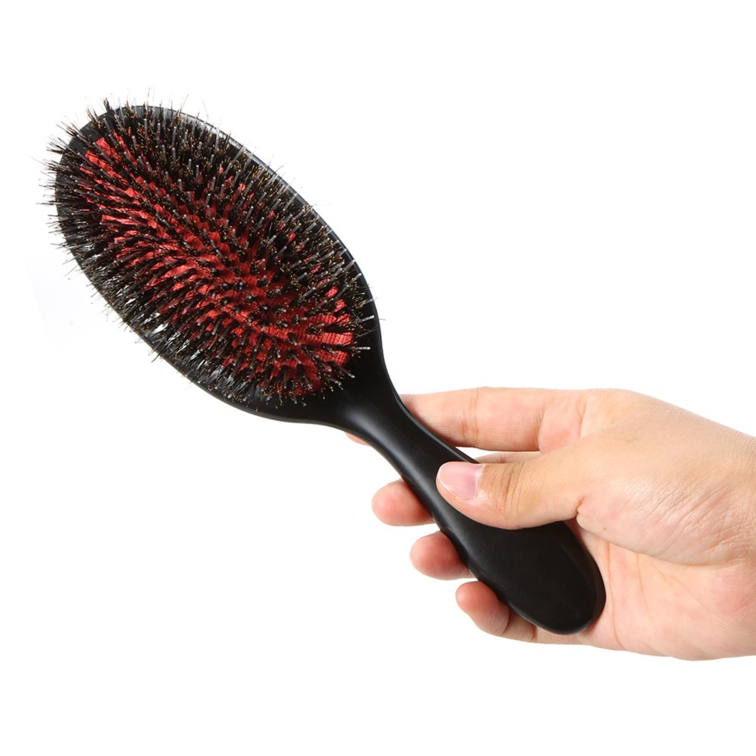 Bristle & Nylon Hair Brush Oval -static Paddle Comb Scalp Massage Hair Care Tool
