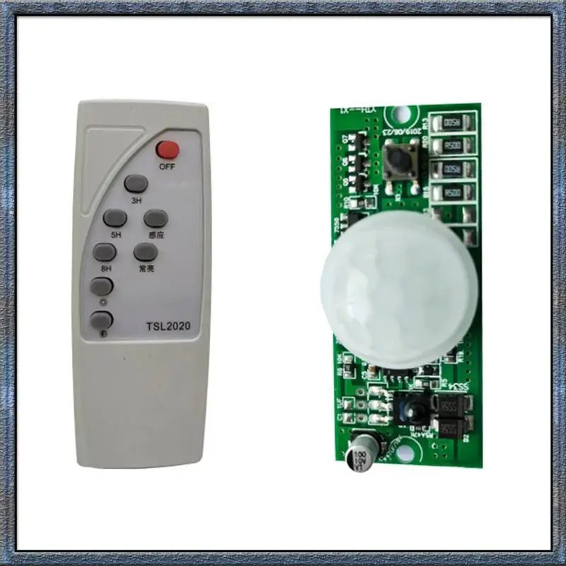 

Плата управления датчиком движения PIR для уличного светильника на солнечной батарее 3.2В/3.7В с дистанционным управлением