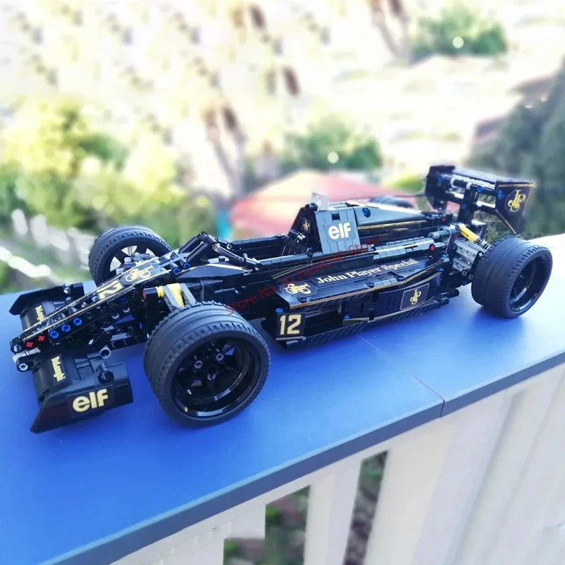 Technische John Player spezielle Formel 1 klassische Rennwagen eine Generation Legende Racer Bausteine Modelle Moc Ziegel Spielzeug