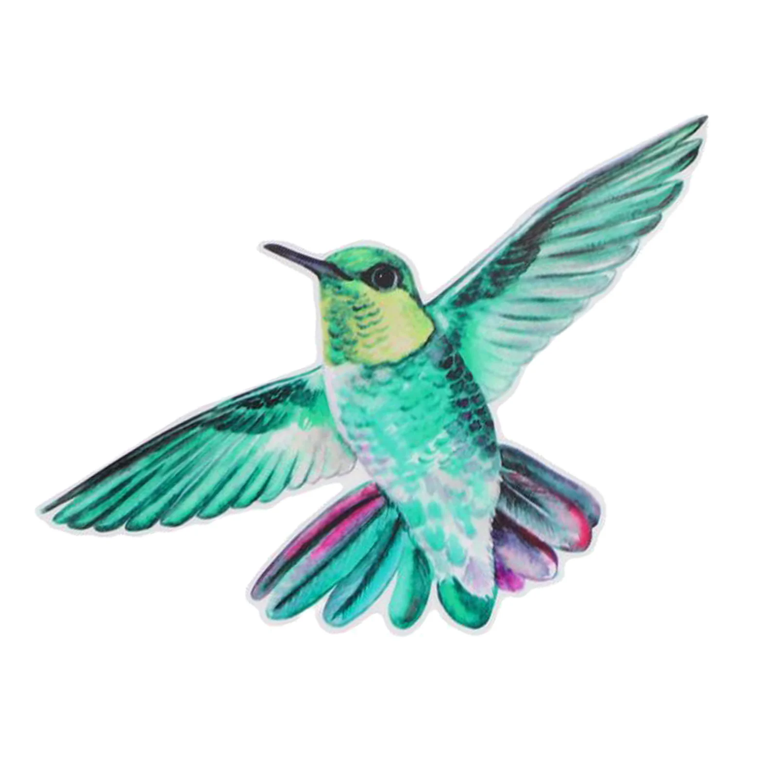 Anti-bird Stickers Anti-collision Bathroom Bird Cling Decal Decor Decorations Doors Equipment Film Glass 6 Pieces