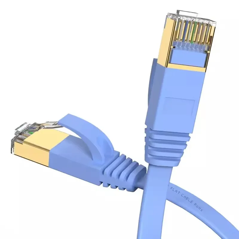 CAT 7 Kabel Ethernet RJ45 Cat7 10 Gb/s Kabel Lan RJ 45 Płaski kabel sieciowy Patch Cord do routera komputerowego Modem Laptop Sieć