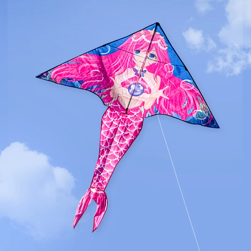 ว่าวรูปนกสวรรค์ 2 เมตร ว่าวนางเงือก พร้อมสายจูง 100 เมตร ว่าวการ์ตูน ของเล่นสนุกกลางแจ้งสำหรับเด็ก ว่าวทะเล ว่าวซี-มายด์