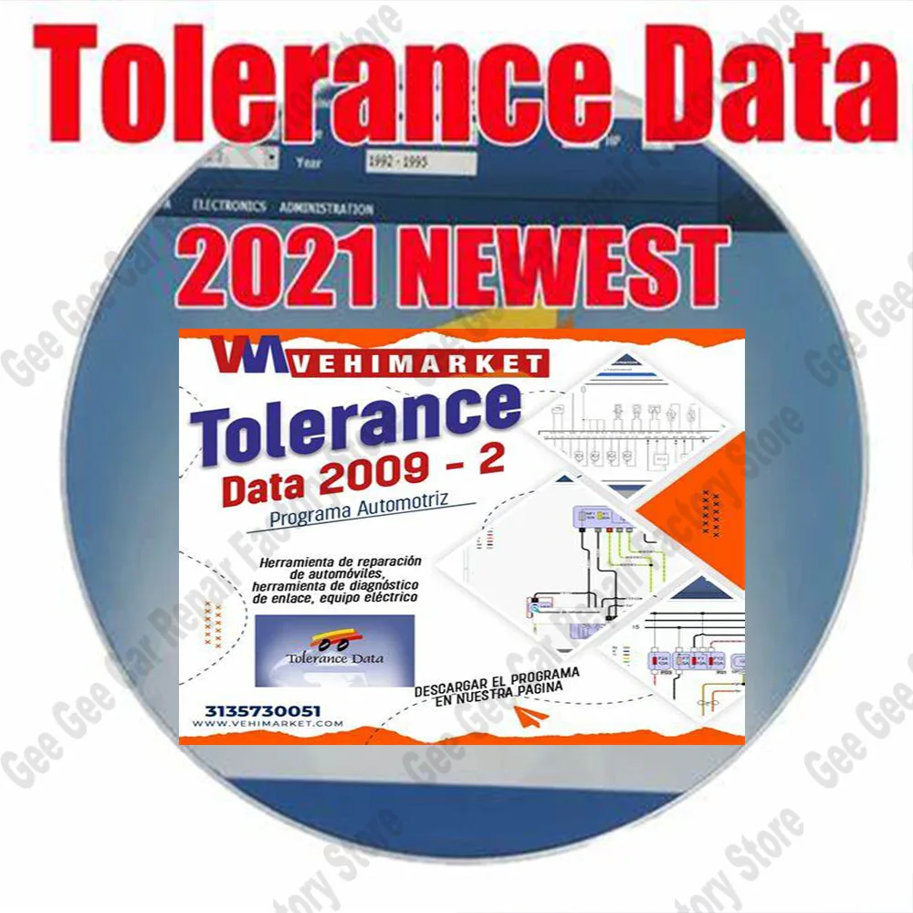 Newest Car Maintenance Tools Tolerance Data 2009.2 with Free Keygen obd2 scanner Car Repair Software Auto Repair Program Data