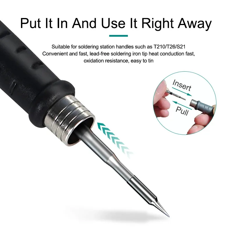 

RELIFE оригинальные C210 T245 C115 паяльные жала бессвинцовый нагревательный сердечник, совместимая ручка паяльной станции JBC