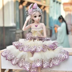 45cm Fashion Girl Dolls Large Original Handmade 1/3 Doll Full Set 26 Jointed Doll Girls Toys for Children Kids Gift