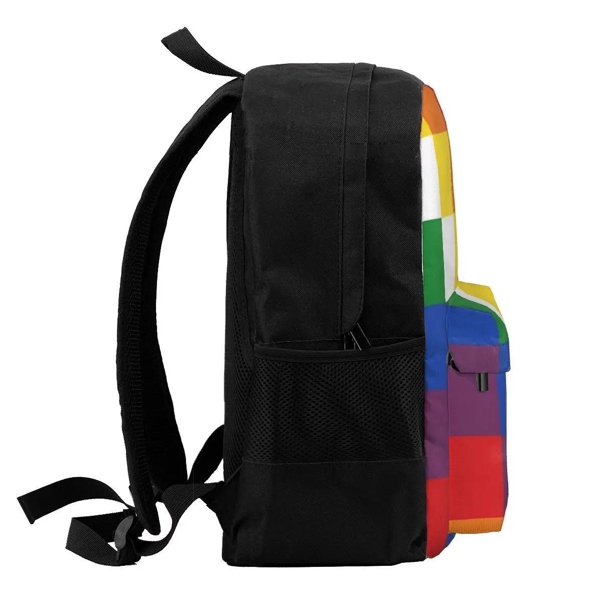 Mochila escolar de dibujos animados para niños y niñas, bolsa de hombro de gran capacidad, Wiphala