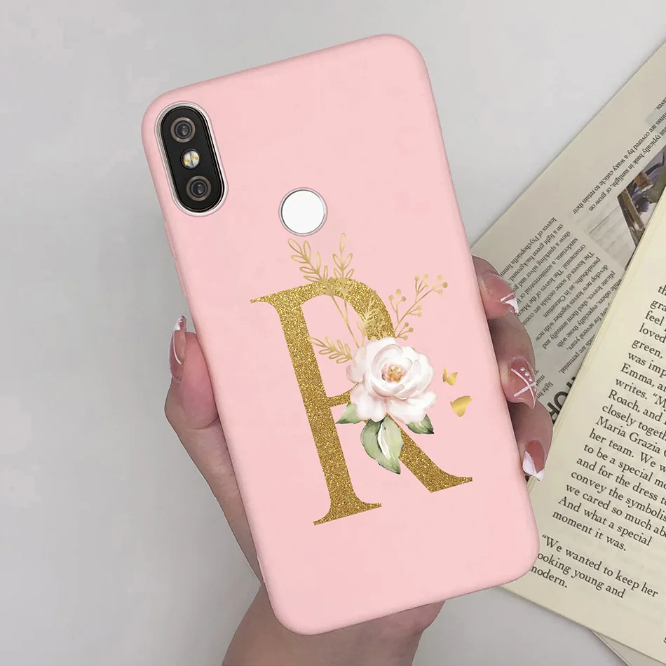 Case For Xiaomi Mi A2 A 2 Lite A1 A 1 MiA2 MiA1 Cute Letters TPU Silicone Bumper Soft Back Cover for Xiaomi Mi 5X 6X Phone Case
