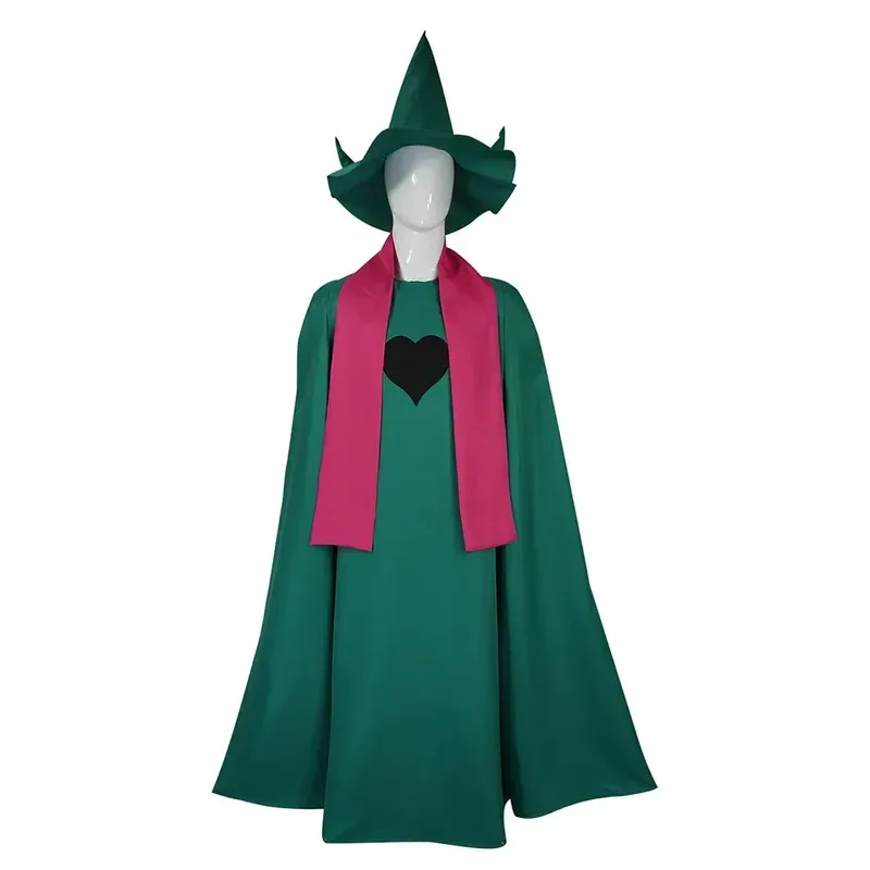 Deltarune Ralsei Cosplay Anime Jogo Personagem Roupa para Homens Mulheres