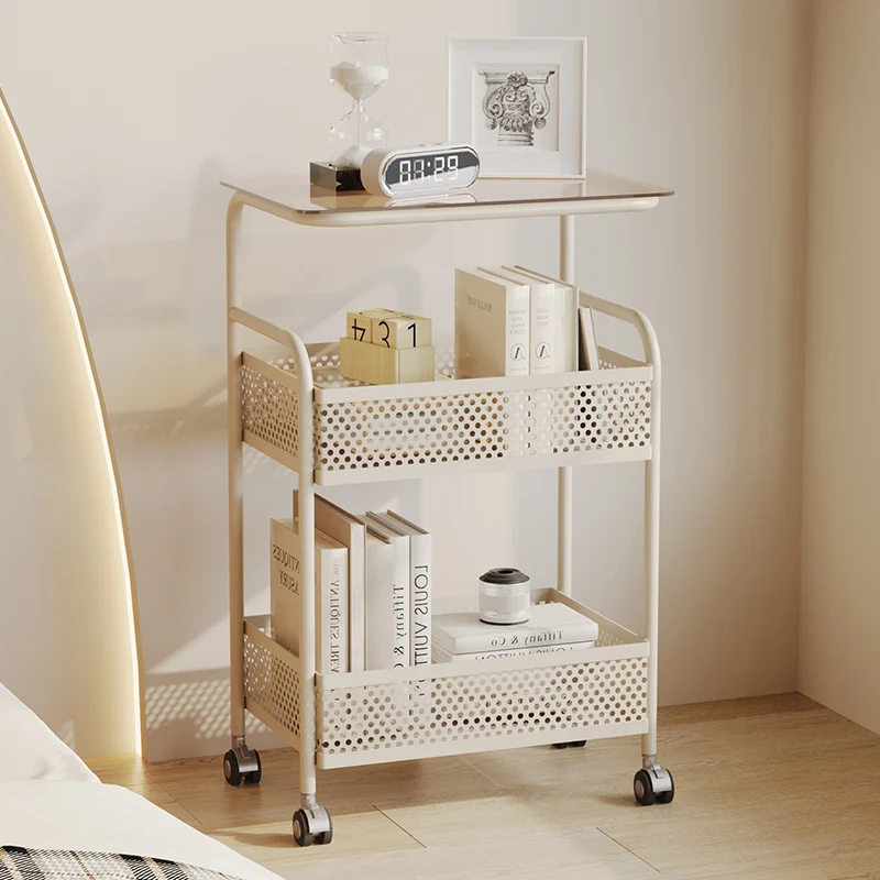 Auxiliary Aesthetic Cart with Wheels Portable Trolley Beauty Salon Equipment Furniture Auxiliary Salon Trolley Mueble Cart