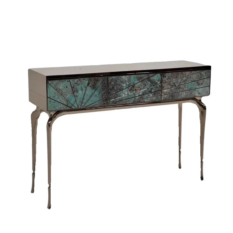 

Скандинавский стол премиум-класса для прихожей, универсальный, простой, современный, модный, консольный стол для хранения, роскошная мебель для гостиной Schreibtisch