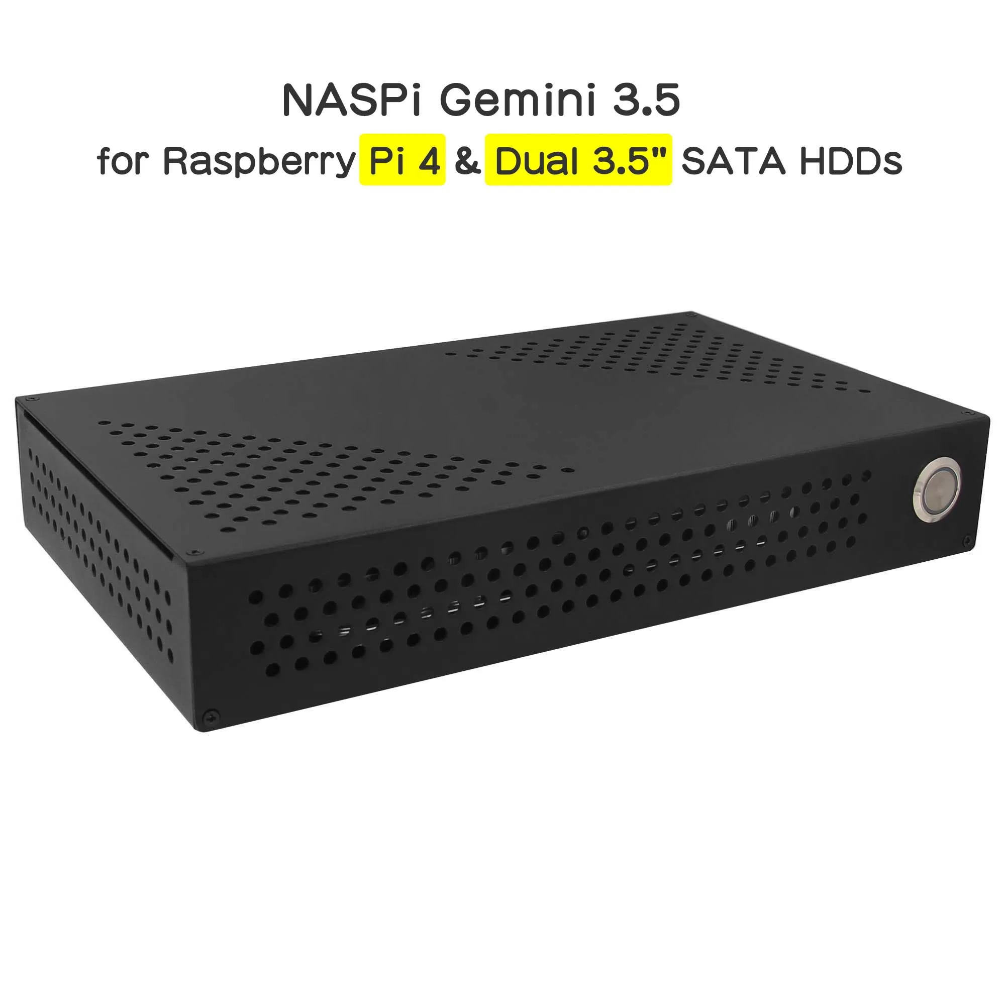 Geekworm NASPi Gemini 3.5 Dual 3.5