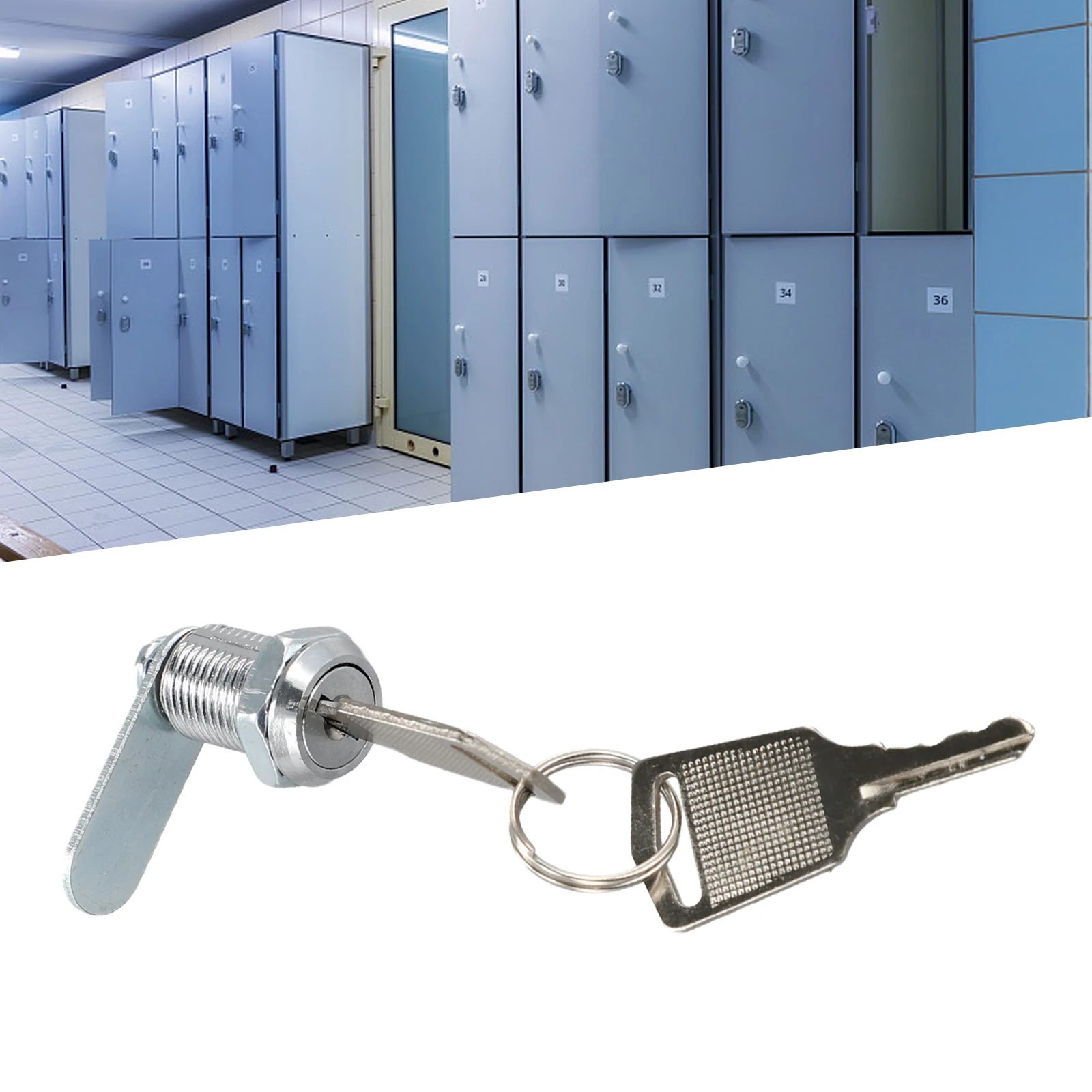 1pc Cam Lock Security Lock Cabinet Cam Lock Door  Drawer Filing Cabinet Post Mail Box Furniture Locker Cupboard