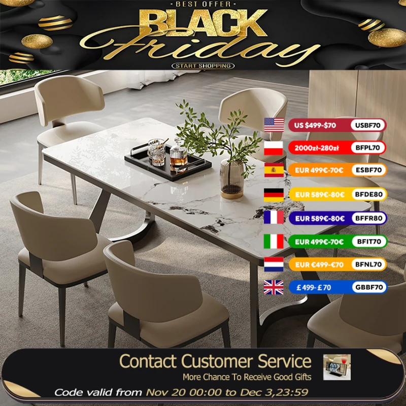 

Итальянские обеденные столы для чтения, квадратный дизайн, большая кухня, гостиная, обеденные столы, салон, роскошная мебель Mesas Para Comedor для дома