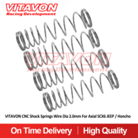 VITAVON CNC Shock Springs Wire Dia 2.0mm For Axial SCX6 JEEP / Honcho