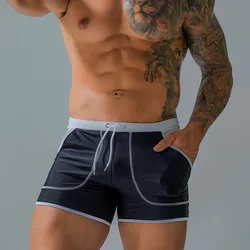 2022 Nieuwe Heren Zwemshorts Zomer Badmode Man Slips Badpak Zwembroek Sexy Strand Surfplank Mannelijke Strandbroek