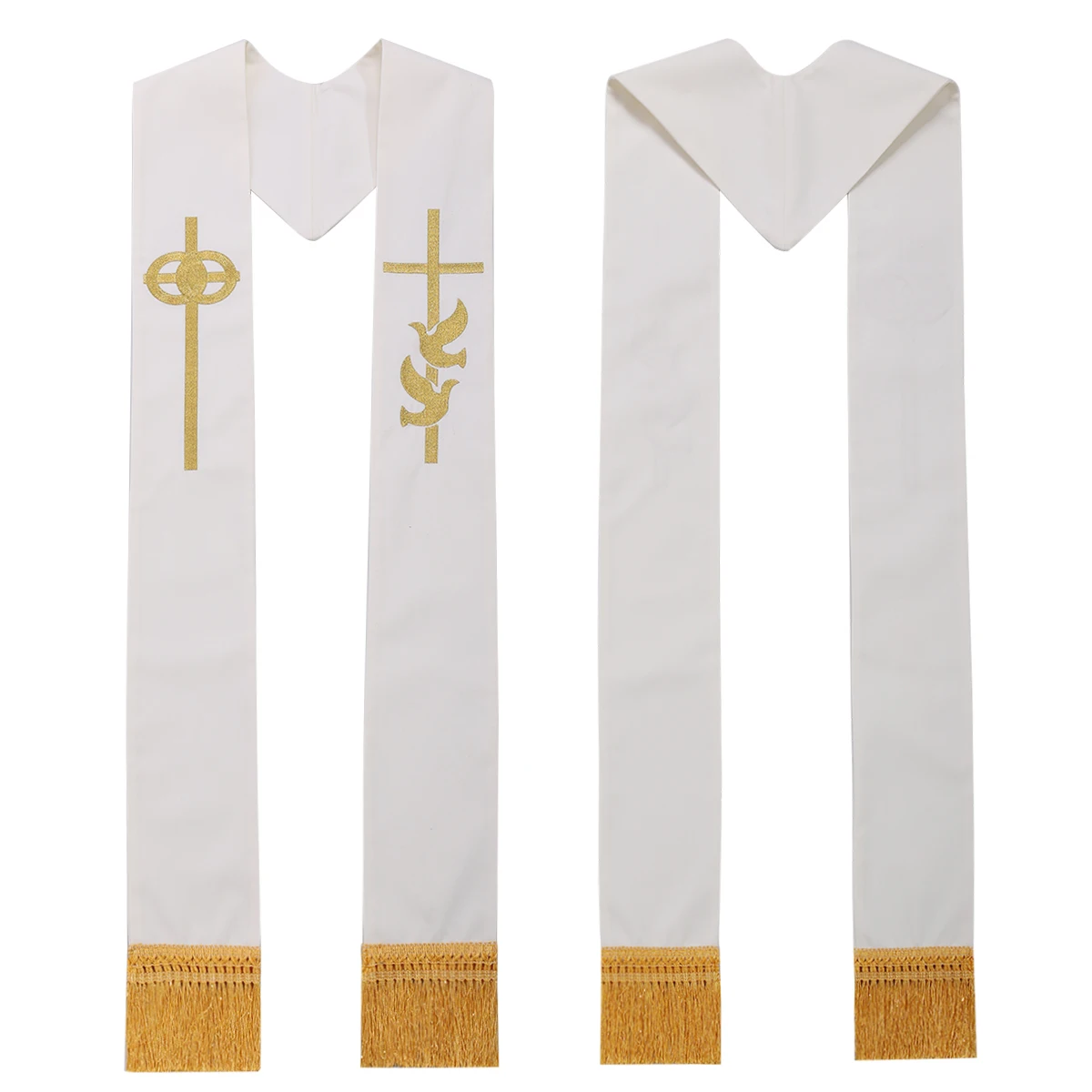 Christian Pastor Wedding Embroidery Priest Stole