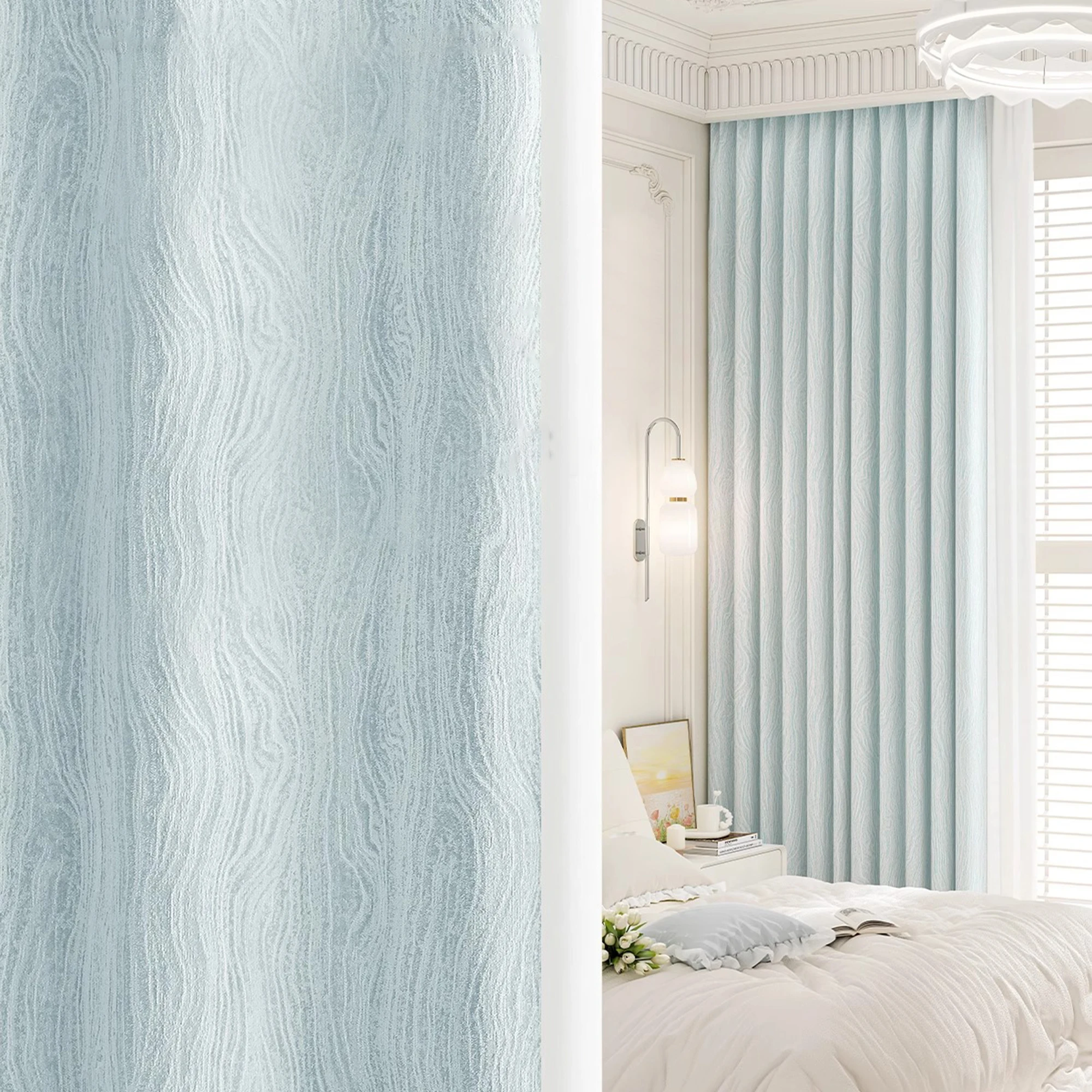 

Modern Light Luxury Style High-end Texture Screen Curtain Window Screen Living Room Bedroom Balcony Light-transmitting