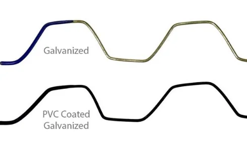 20250.65-1.4mm 온실 필름 잠금 시스템 흔들림 와이어/지그재그 와이어/잠금 스프링