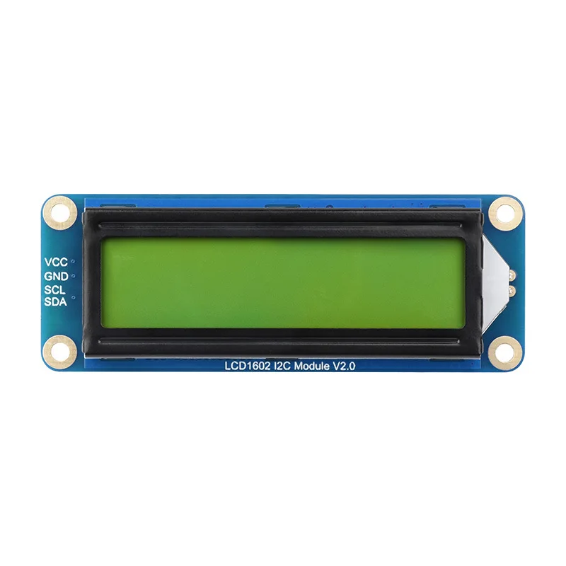 Picture 4: Waveshare LCD1602 Character LCD Screen, Optional Color, 3.3V/5V Compatible, Adjustable Backlight Brightness
