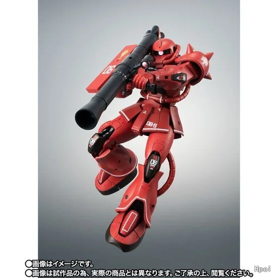 Bandai-مساحات الصواريخ Ver Gundam, Zaku II, نوع القائد, Char Aznable, شعار واقعي مخصص, لعبة نموذج نهائي, أصلية