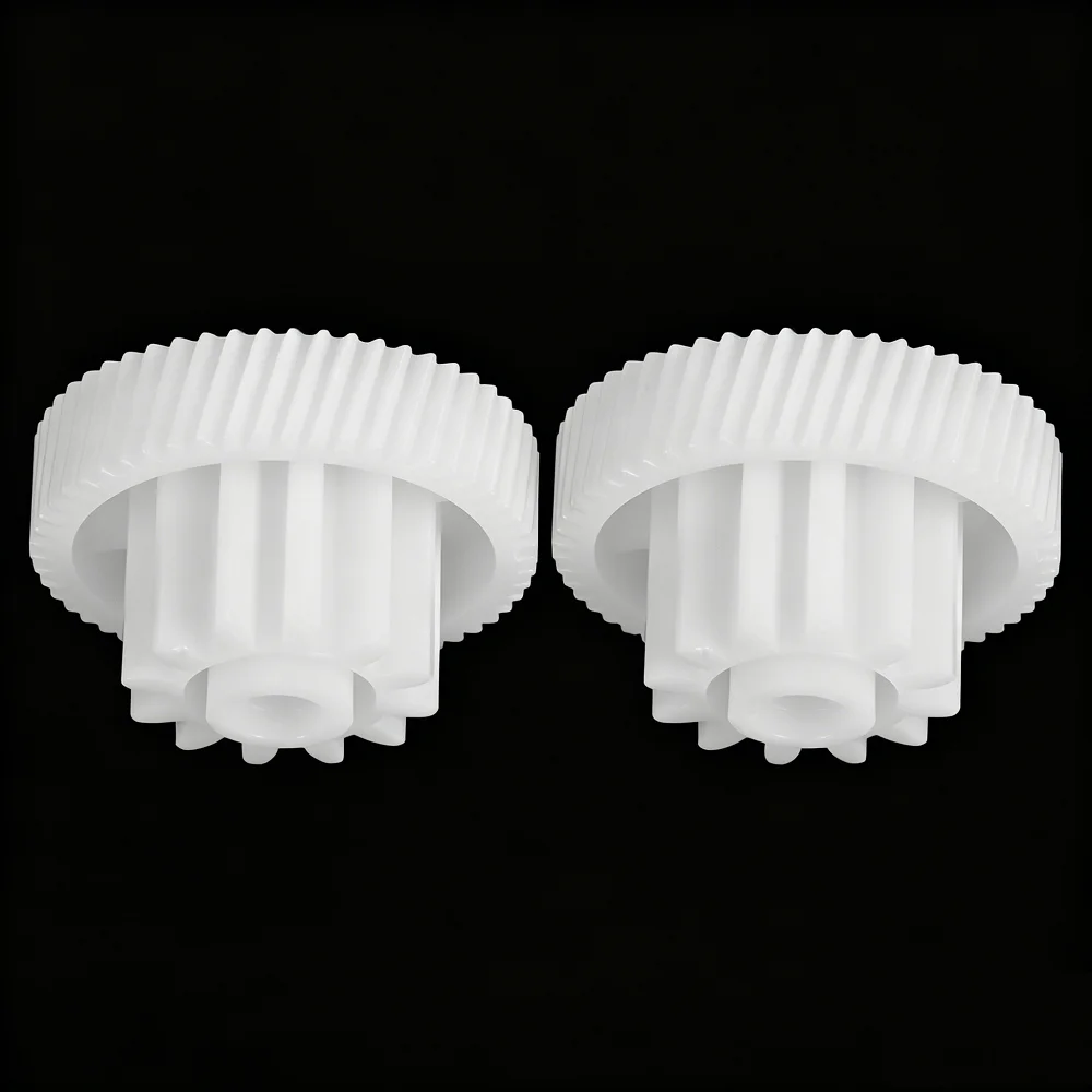 Engranaje para picadora de carne, piezas de repuesto de plástico blanco de 12/54 dientes para Moulinex (HV1) ME105830/J90 ME105830/UG0 Vitek VT-3610WVT-3611, 2 uds.
