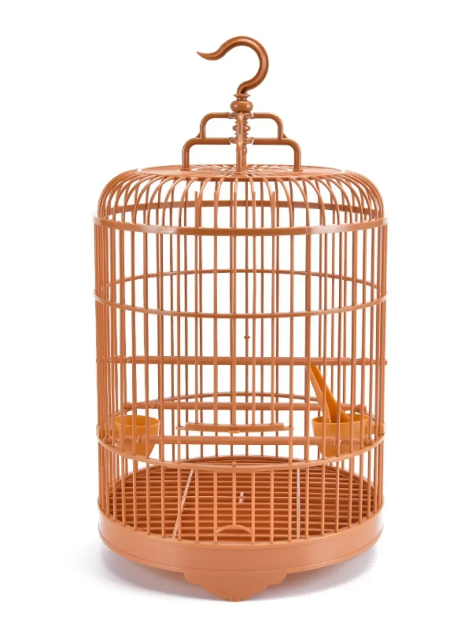 

Новая круглая клетка для птиц, высококачественная пластиковая переноска для птиц, дом для попугаев, нерозлучников, попугаев, аксессуары для маленьких птиц