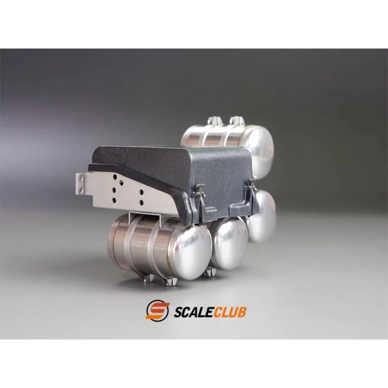 Scaleclub Accu Box Ureum Tank Uitlaat Tank Voor Afstandsbediening Speelgoed Model Tamiyaya 1/14 Fh16 Diy Rc Tractor Truck Model