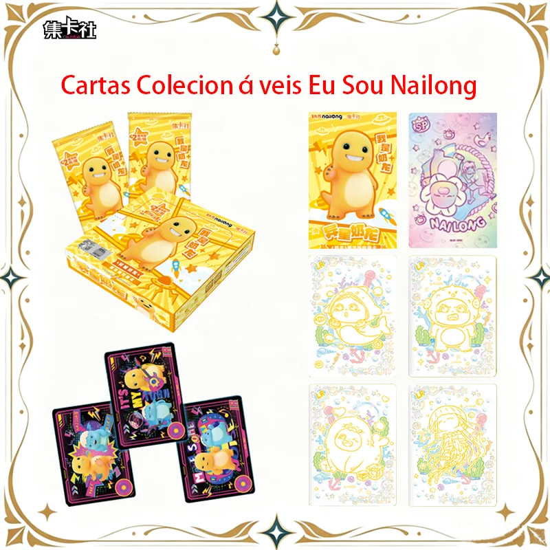 Jikashe Nailong Collectible Card Stickers Alien Nailong Anime Merch Card Stickers Nailong Series Trading Cards Holiday Gift