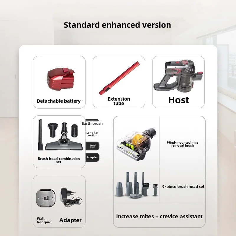 Беспроводной пылесос бытовой мощный мощный ручной пылесос производитель, перезаряжаемый пылесос