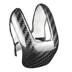 for Volvo XC60 XC90 S60 V60 Carbon Fiber Sticker Car Gear Shift Knob Cover Interior Trim Accessories