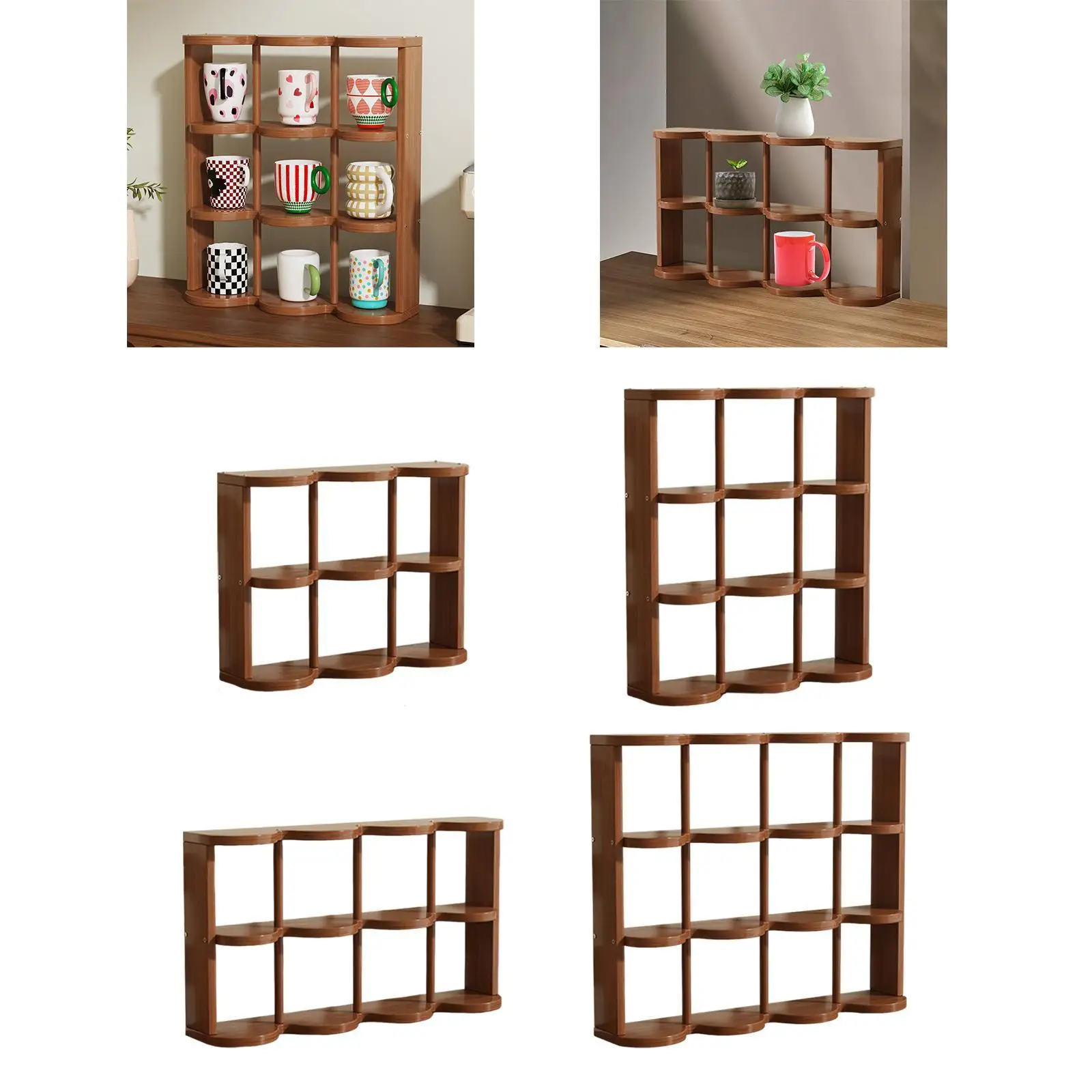 

Coffee Mug Holder Beverage Cup Display Rack Practical Seasoning Display Shelf Drink Tin Stand for Table Bathroom