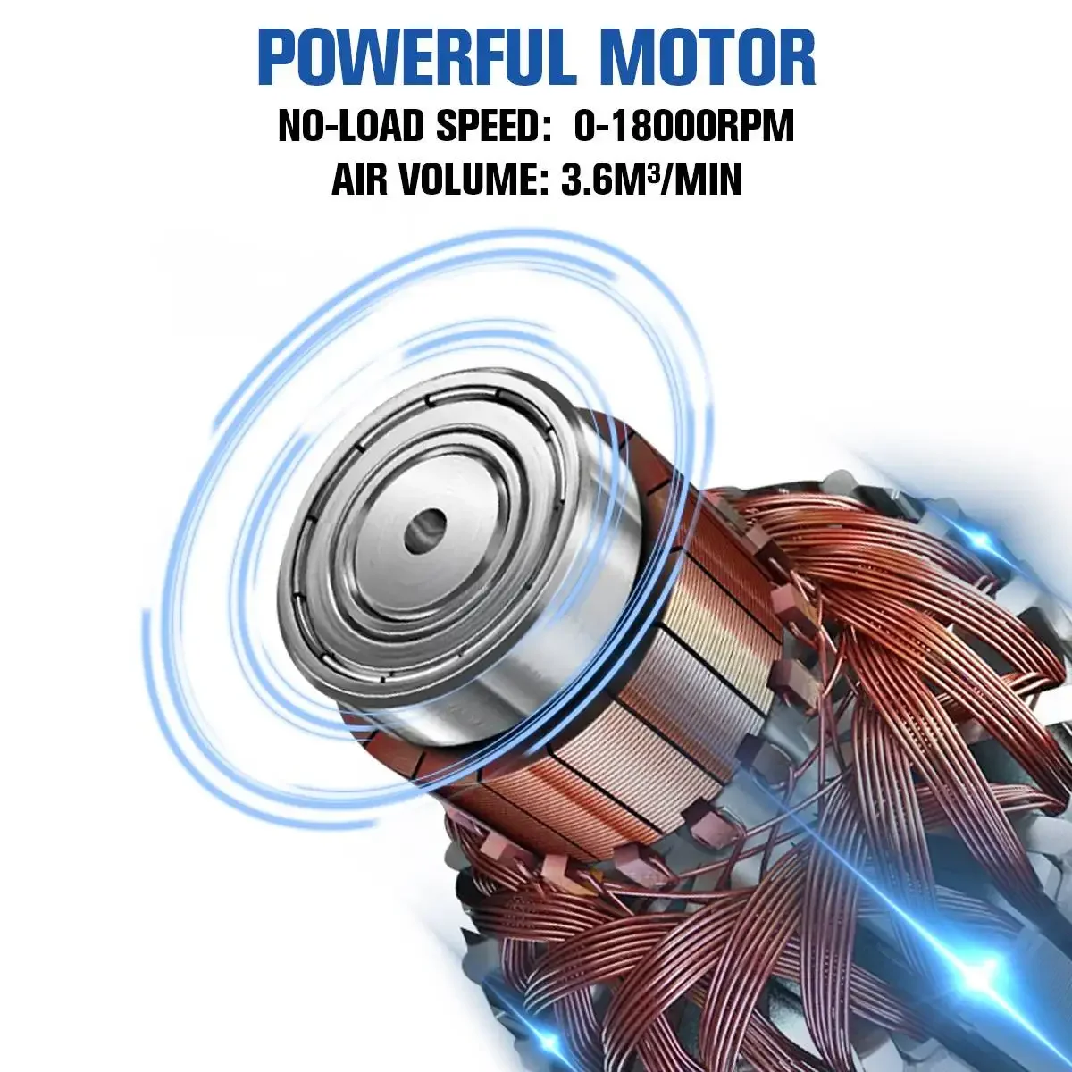 Electric Vacuum Cleaner Cordless Air Blower Household Cordless Vacuum Cleaner Tool For 18V Li-ion Battery For Home Office