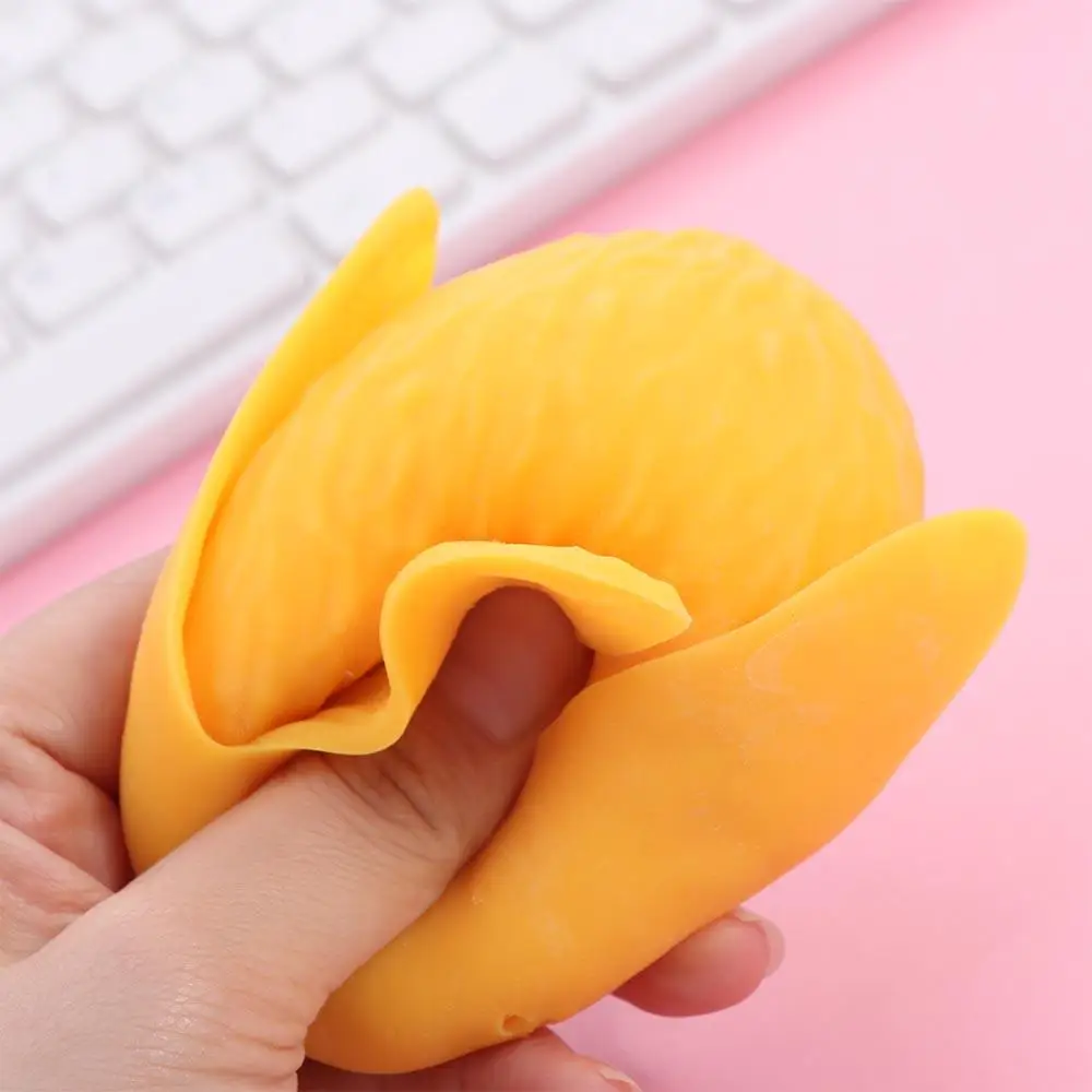 Funny Simulated Fruit Squeezing Toy Comfortable Touch Fidget Fun Release Ball Lipstick D PU Squeeze Toys Easter Gift