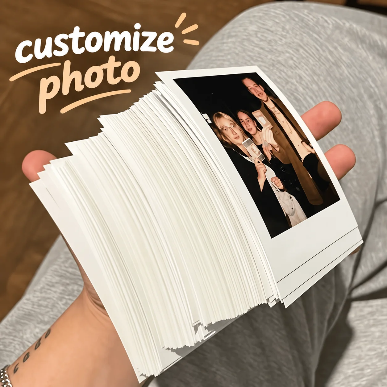5Pcs Custom Photo, Personalized Couple Photo, DIY Custom Birthday and Sacred Certificate Gift, Anniversary Gift, Exquisite