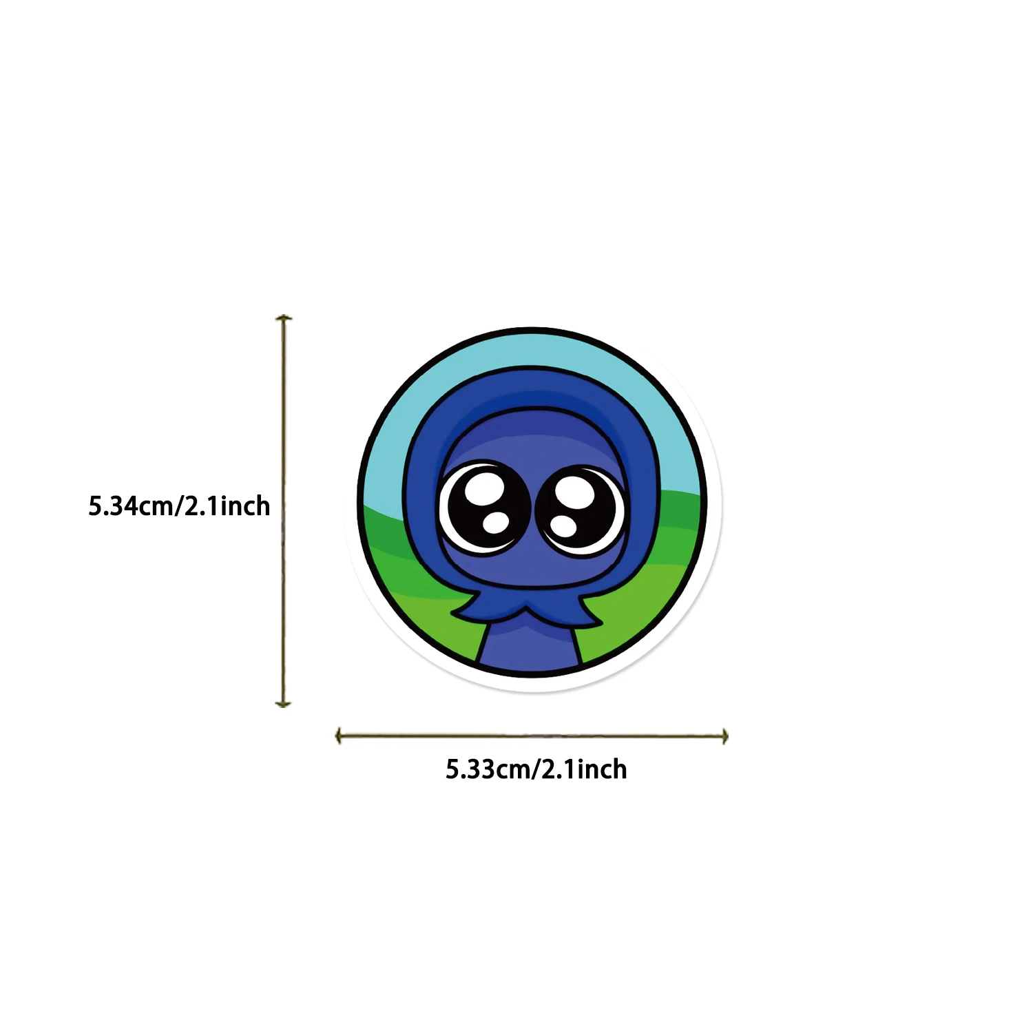 50 pçs incredibox sprunki adesivos incredibox jogo diy adesivos scrapbooking telefone bagagem skate decalques à prova dwaterproof água