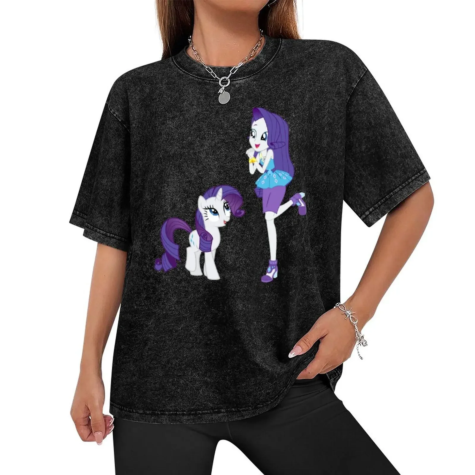 Rarity ~ A Friend Like Me T-Shirt aesthetic clothes oversizeds anime figures men clothing