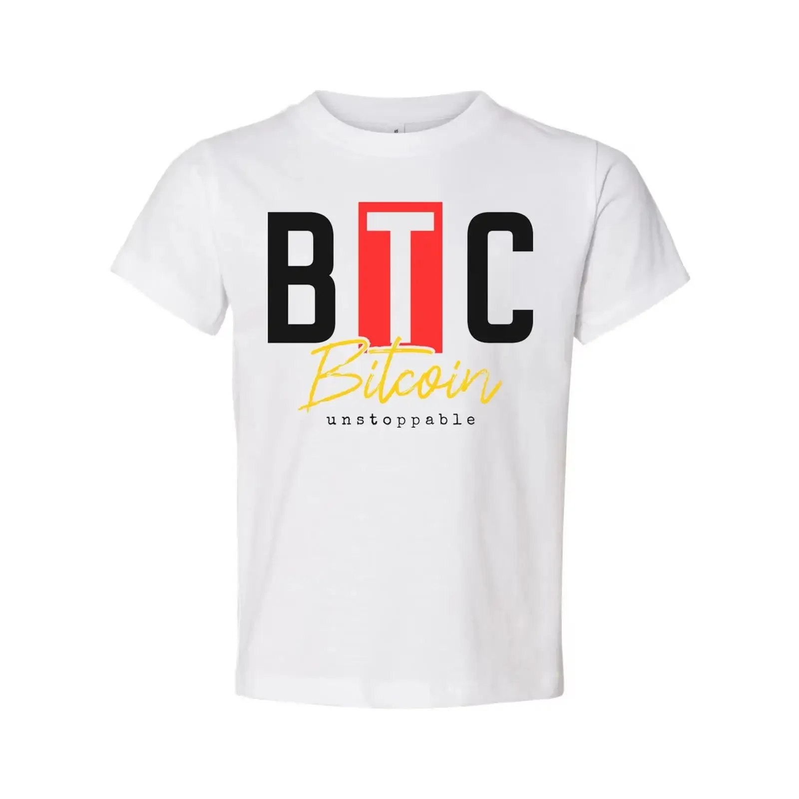 Bitcoin BTC Unstoppable T Shirt For Crypto Enthusiasts Appare vintage Washed fashion Breathable homme Versatile Soft streetwear