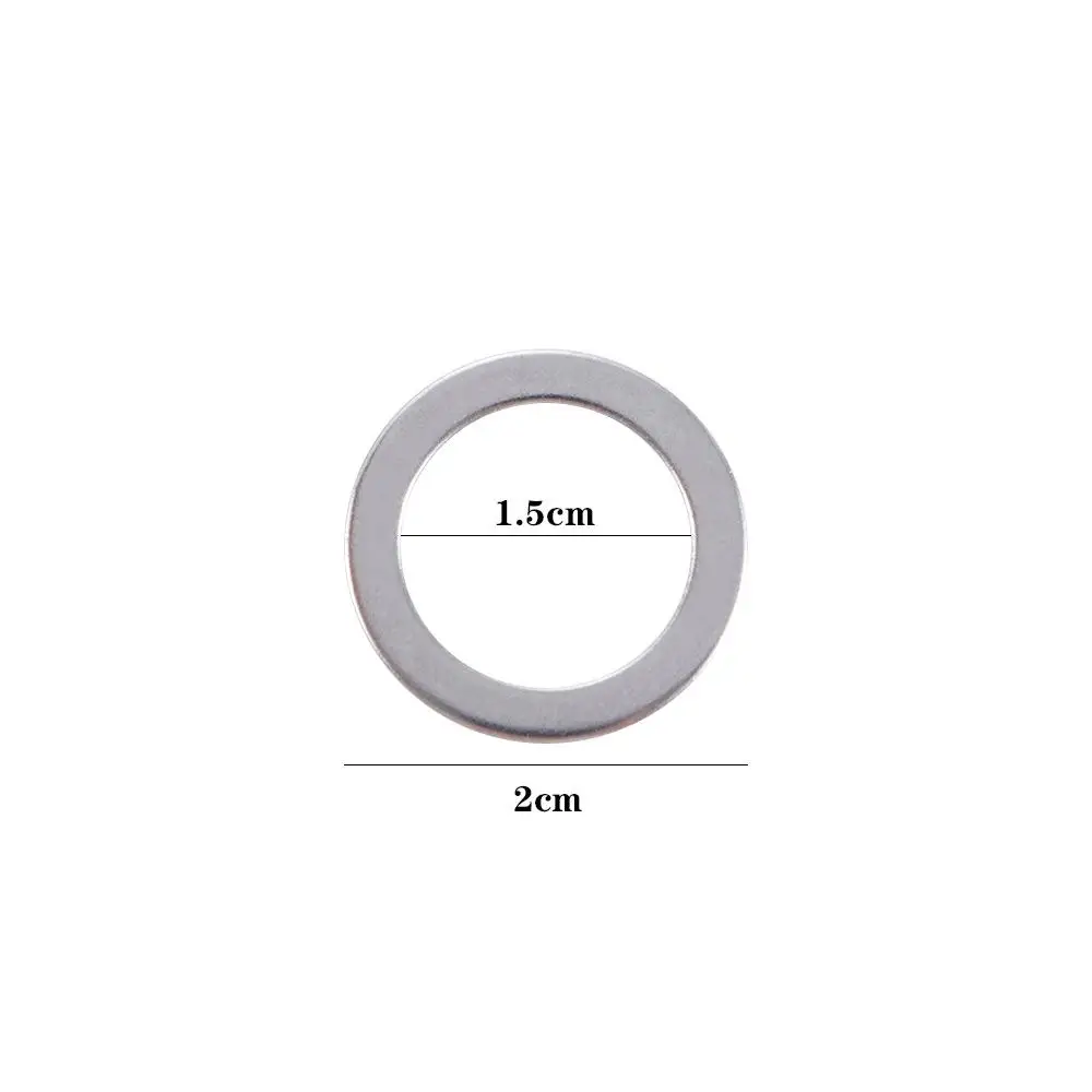 10 Stück Outdoor-Sport Fahrradteile Abstandshalter Kurbel Fahrradpedal-Ring Unterlegscheiben Fahrradpedal-Schutzringe – Detail 1