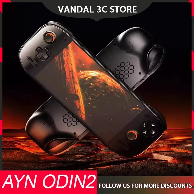 Ayn Odin2 Portal Handheld Game Console 8gen2 Processor 120hz Refresh Rate Zero Border Wifi Bluetooth Game Machine Custom Gifts