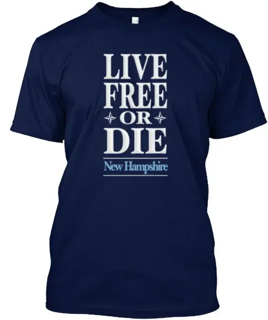 Live Free Or Die New Hampshire T-Shirt  Size S to 5XL