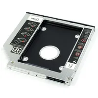 9.5mm 12.7mm Aluminum 2nd Second Hdd Caddy SATA 3.0 Optibay 2.5'' SSD DVD CD-ROM Enclosure Adapter Hard Disk Drive