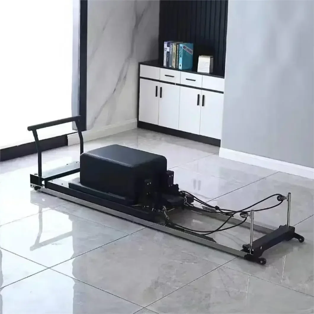

Excellent Top Quality Hot SalesHigh-end Home Gym Yoga Reforming Bed Metal Home Aluminum Alloy Pilates Training Bed Foldable Tele